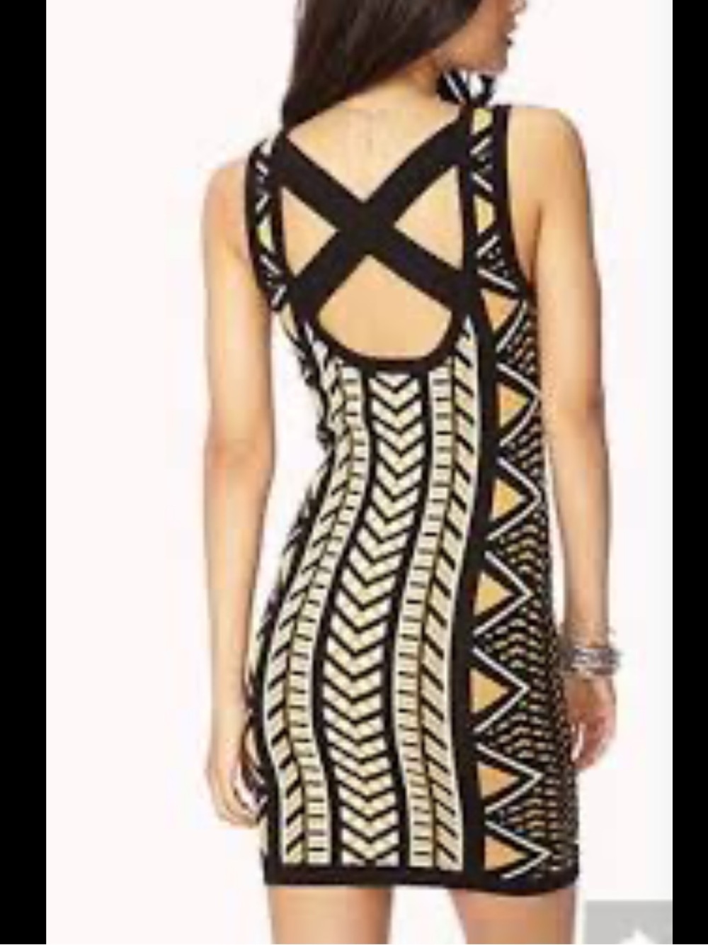 NWT Forever 21 Tribal Print Bodycon mini dress